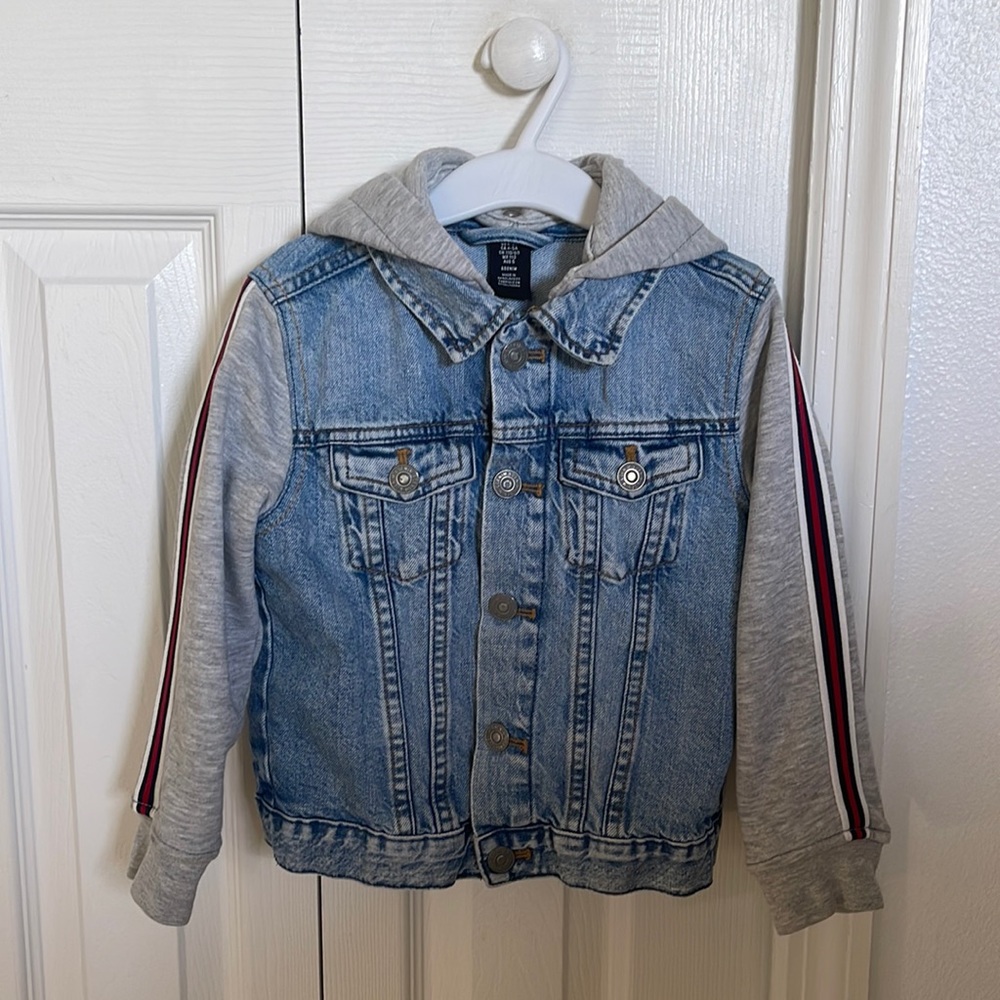 H&M hooded denim jacket